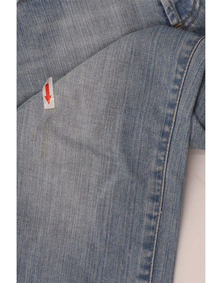 Vaqueros Recto Mujer Gas W27 L32 Algodón Azul