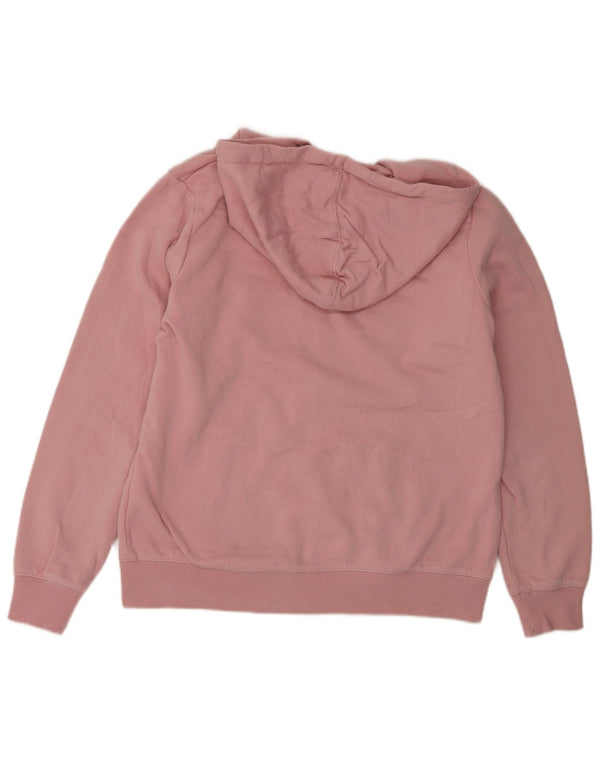 Crew Clothing Suéter con capucha y cremallera de ajuste regular para mujer UK 12 Medium Pink