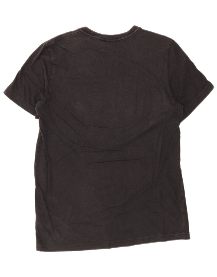 Adidas - Camiseta gráfica para hombre, talla mediana, algodón negro