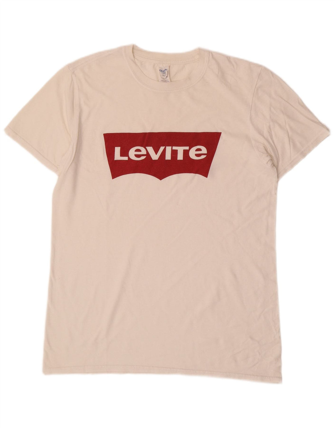LEVI'S Camiseta gráfica para hombre Top Medium White Cotton