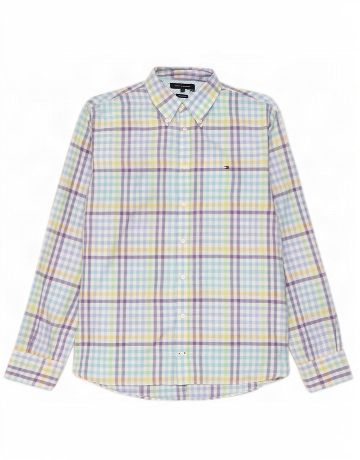 Camisa Tommy Hilfiger Hombre XL Lino Vichy Multicolor