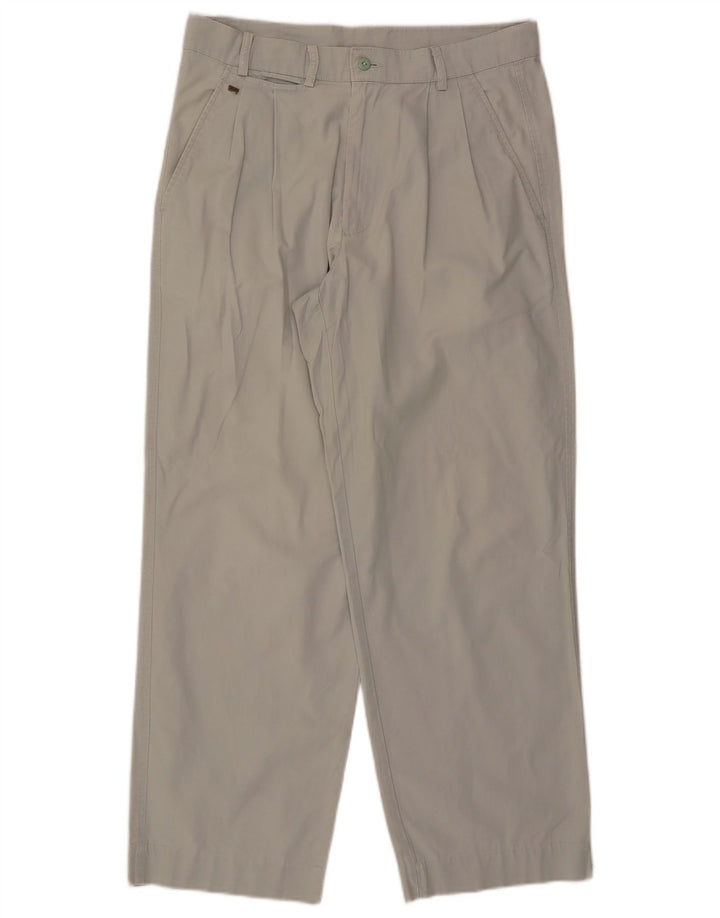 Carrera Pantalones Chinos Pegged para Mujer Grande W32 L28 Gris