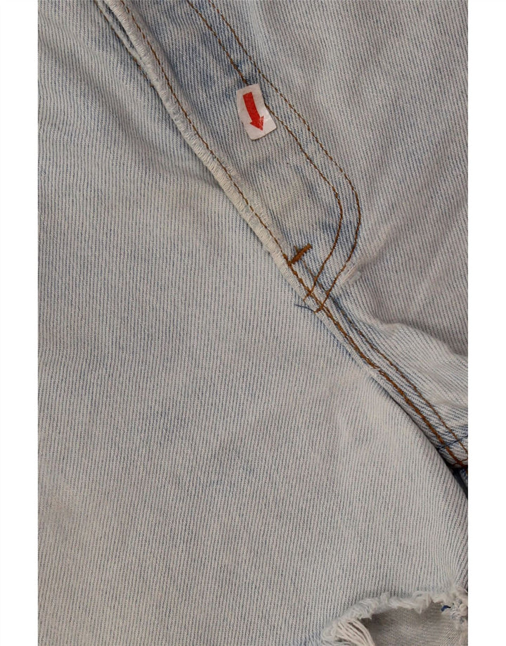 LEVI'S Mens 501 pantalones cortos de mezclilla W30 azul medio