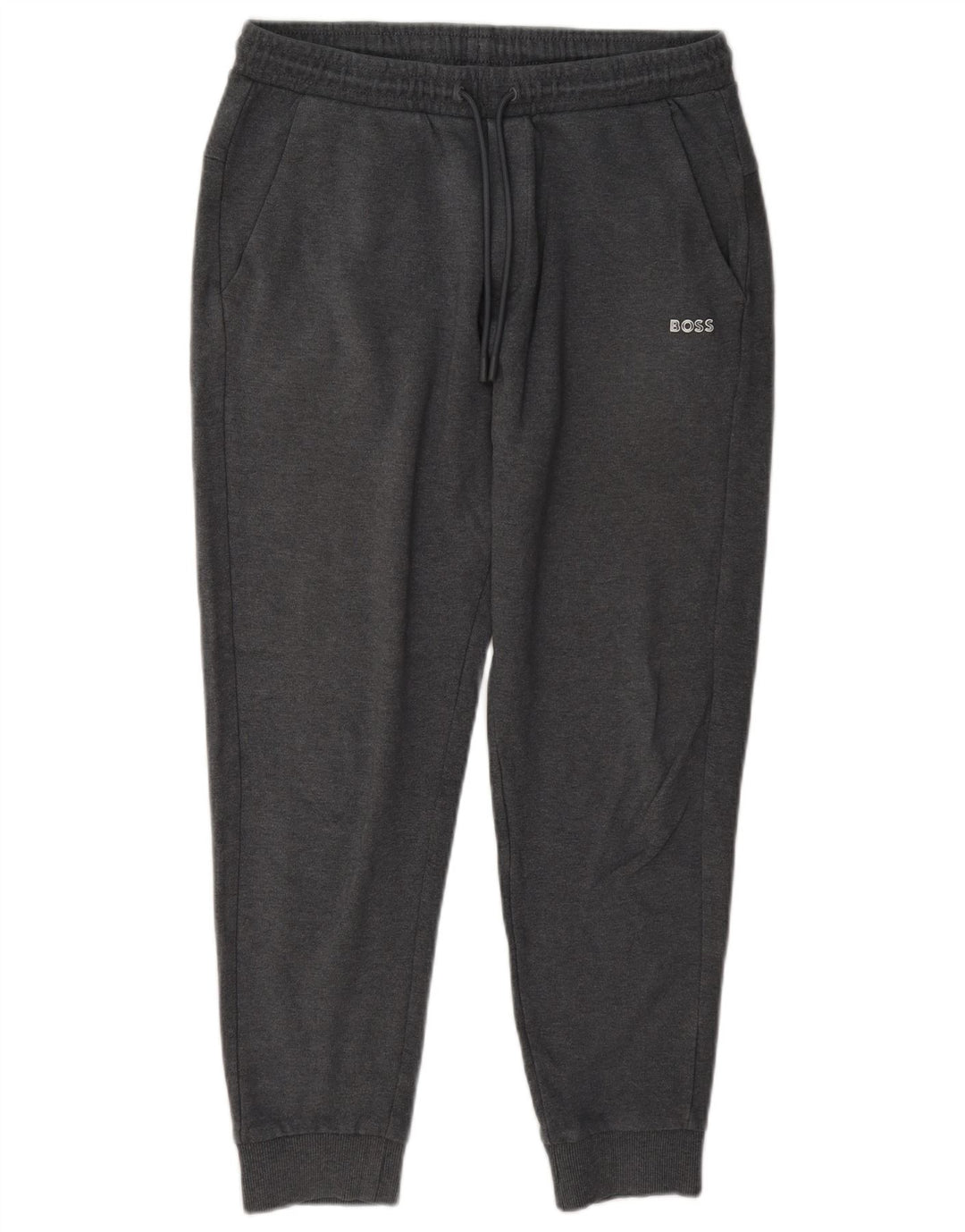 Pantalones HUGO BOSS Hombre | Pantalones de chándal Joggers Small Gris Algodón