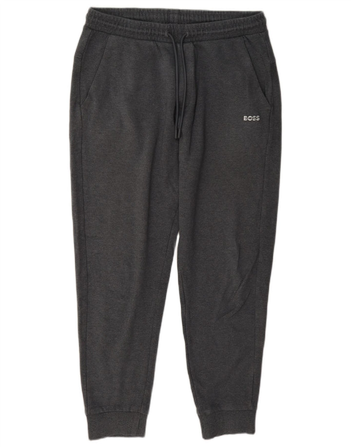 Pantalones HUGO BOSS Hombre | Pantalones de chándal Joggers Small Gris Algodón