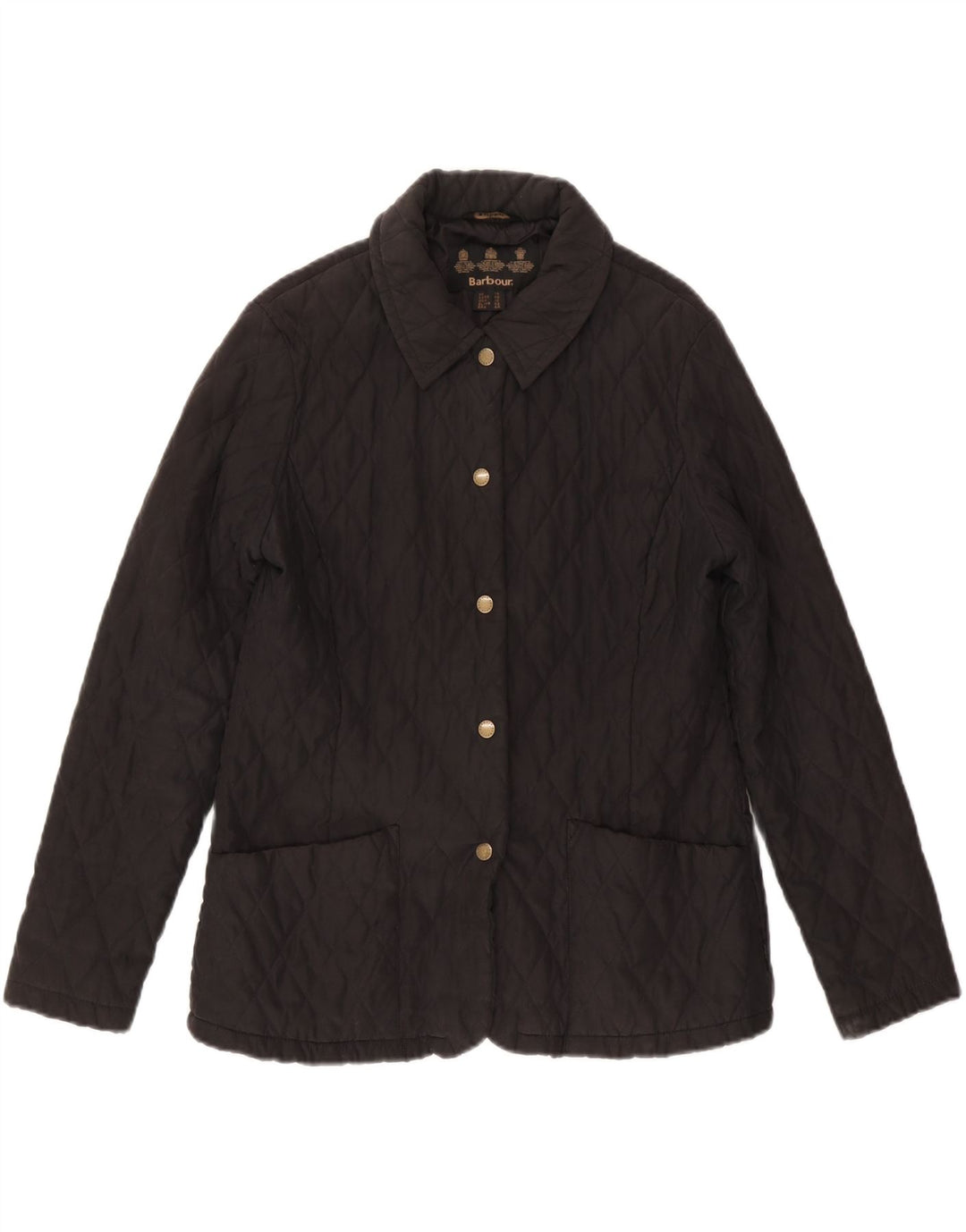 BARBOUR Chaqueta acolchada para mujer Reino Unido 44 Grande Negro