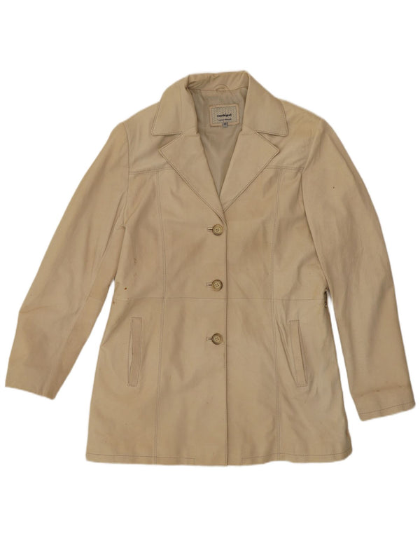 CONBIPEL Abrigo de piel para mujer IT 48 XL Cuero beige