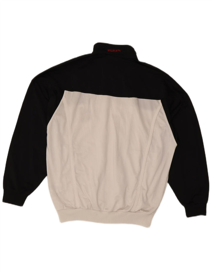 Adidas Hombre Wildcats Graphic Chándal Top Chaqueta Mediano Blanco Colorblock