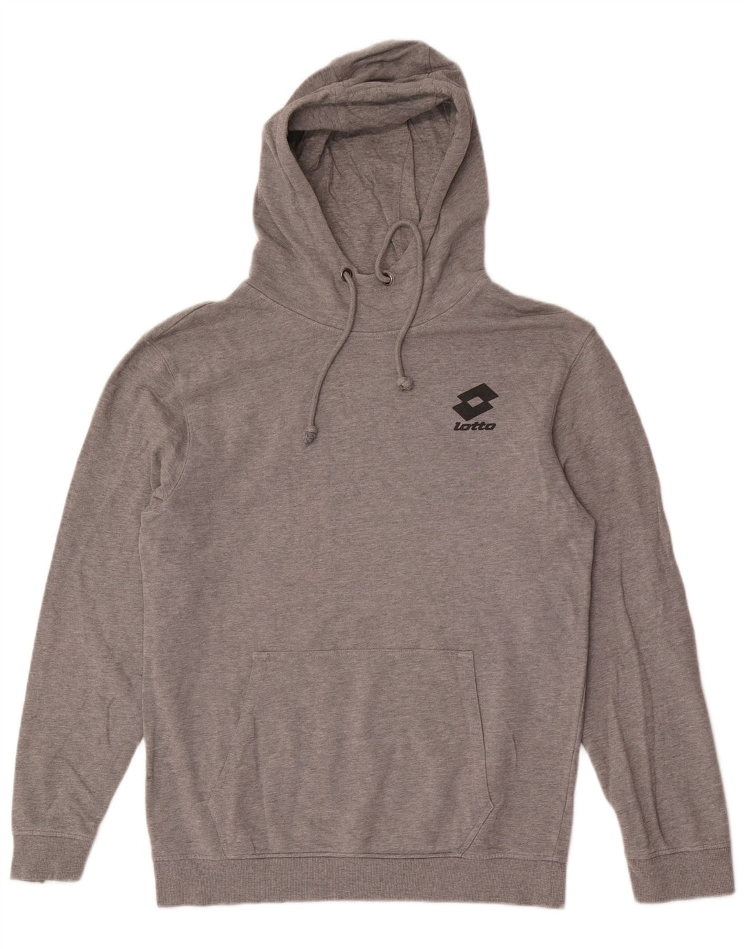 Jersey Con Capucha Lotto Hombre Gris Medio Moteado