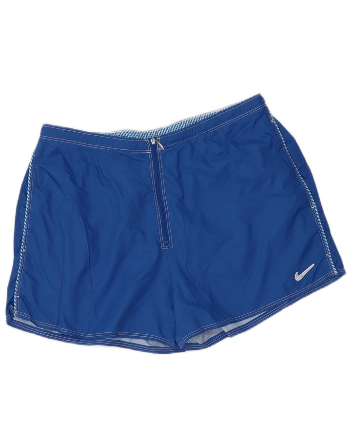 Nike Shorts deportivos para mujer US 8/10 Medium Blue Nylon