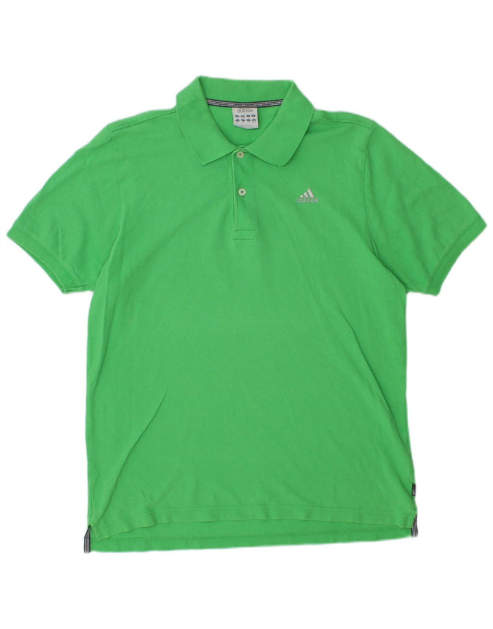 Polo ADIDAS Hombre Algodón Verde Medio
