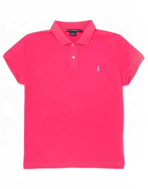Polo Ralph Lauren Hombre Slim Fit XL Algodón Rosa