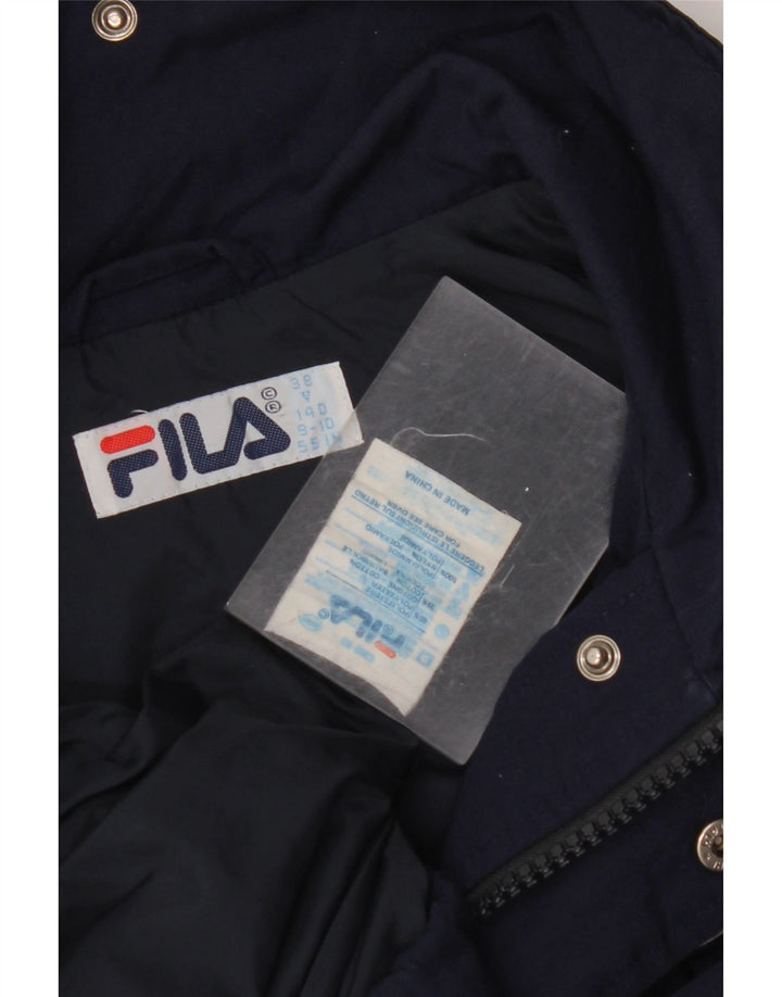 FILA Chaqueta Cortavientos Niño 9-10 Años Azul Marino Poliéster
