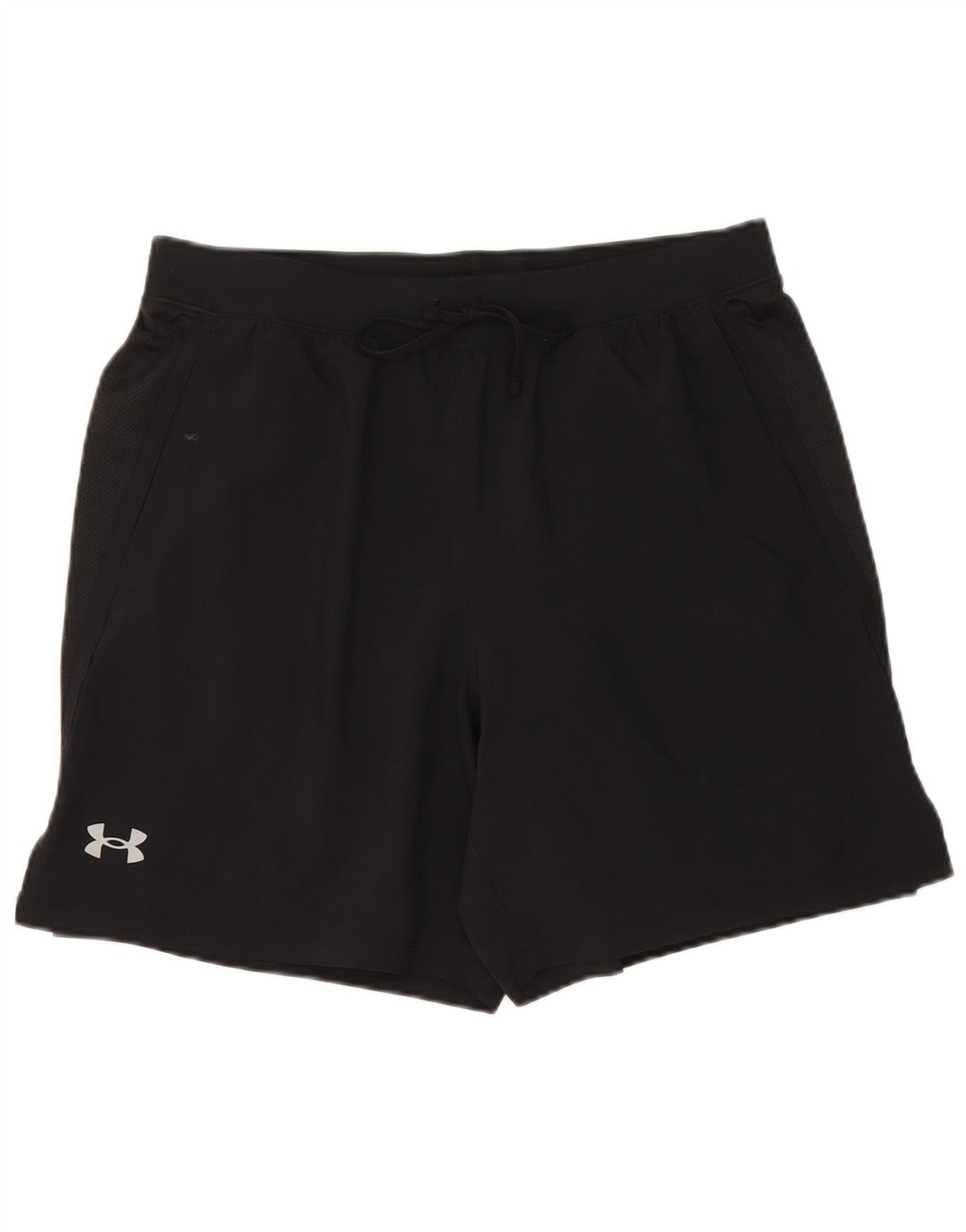 Under Armour Pantalones cortos deportivos para hombre, talla grande, negro