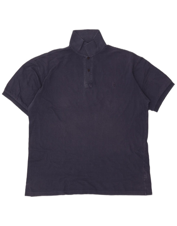 Conte of Florence Polo para hombre 2XL Azul marino Algodón