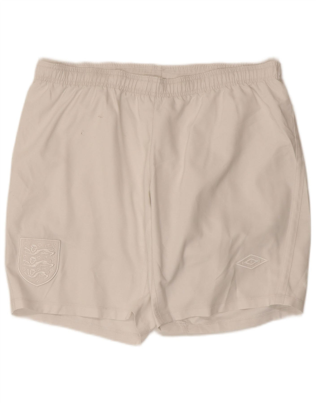 UMBRO Pantalón corto deportivo Inglaterra para hombre Poliéster blanco grande