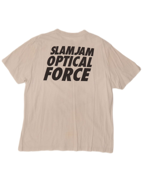 NIKE Camiseta gráfica para hombre UK 45/47 XL Blanco Algodón