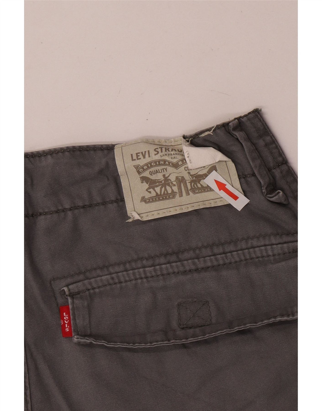 Levi's Shorts cargo para niños 13-14 años W27 Algodón gris