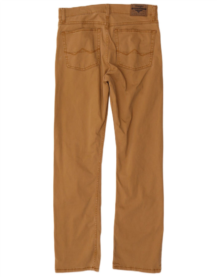 Wrangler Pantalones rectos informales para hombre W30 L30 Algodón marrón