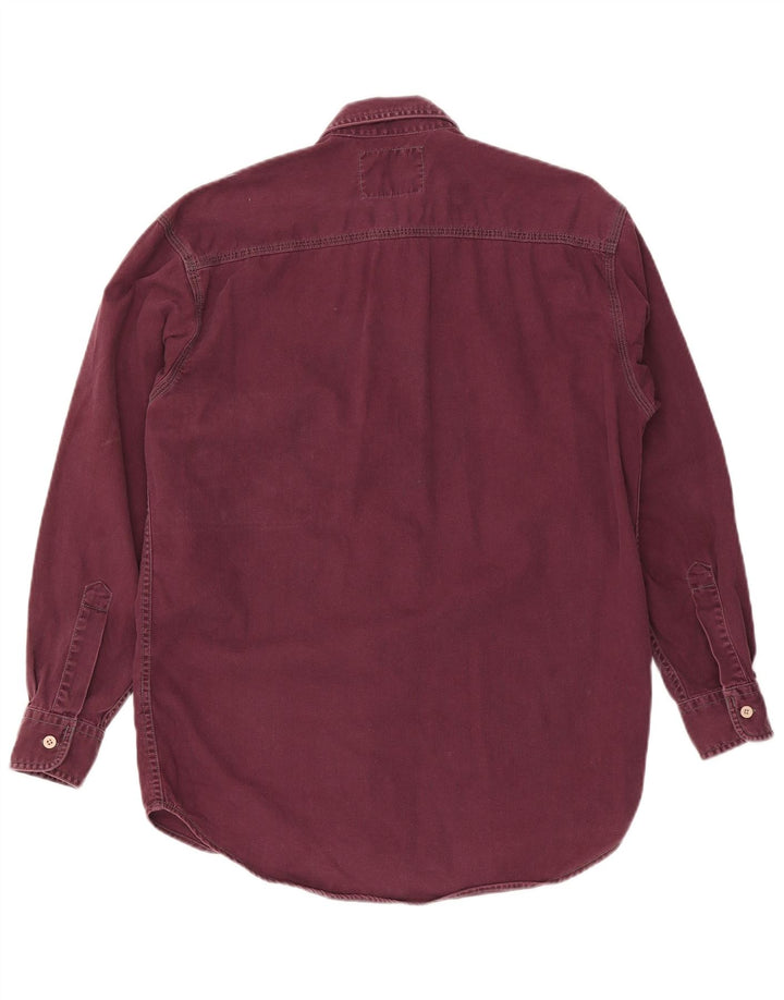 Levi's Camisa Vaquera Pequeña De Algodón Burdeos Hombre