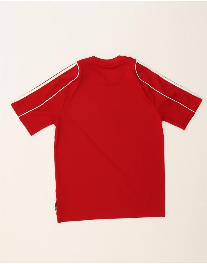 ADIDAS Mens Climalite T-Shirt Top Small Red Polyester Vintage Adidas and Second-Hand Adidas from Messina Hembry 