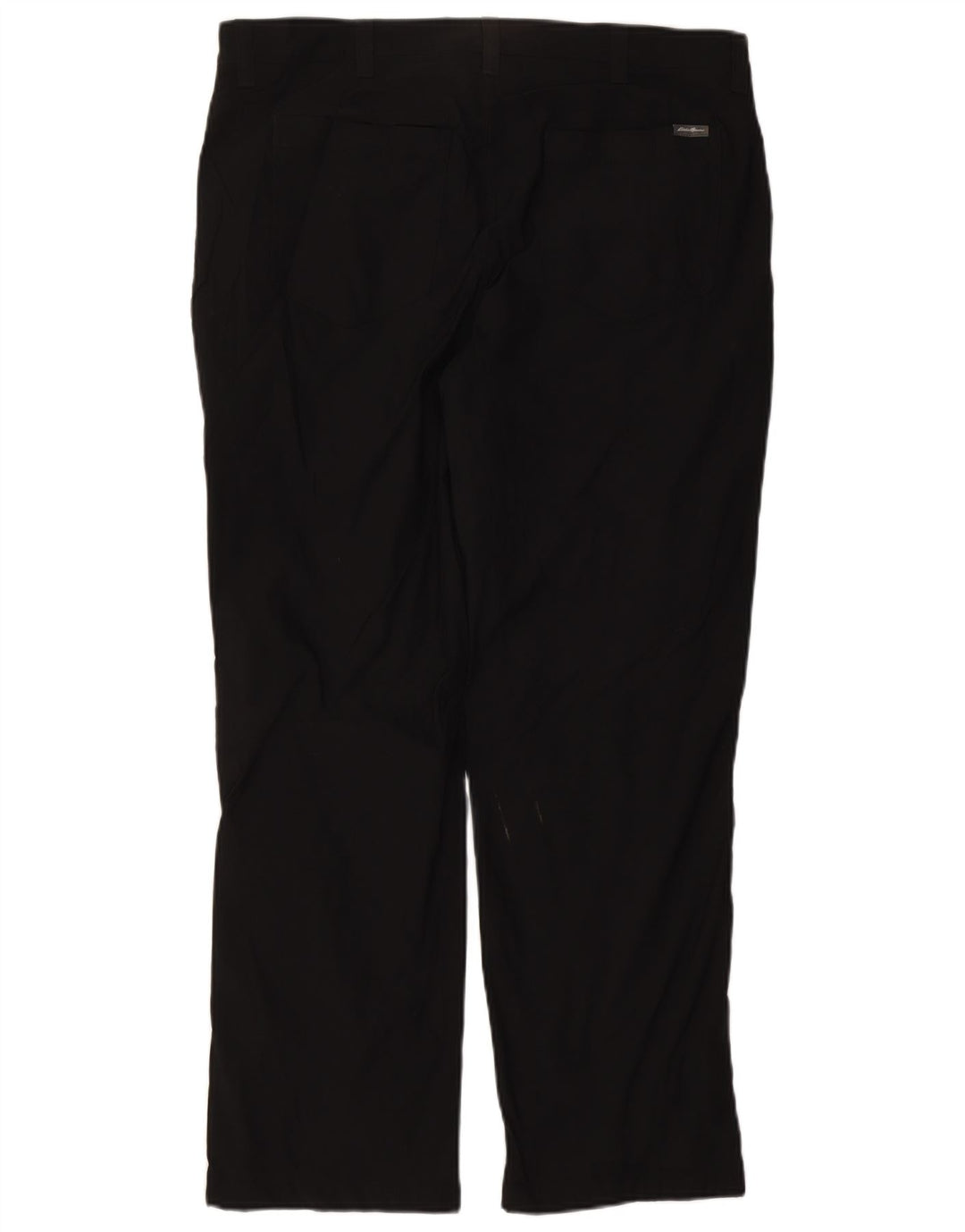 EDDIE BAUER Pantalón cargo recto para hombre W38 L30 Nylon negro