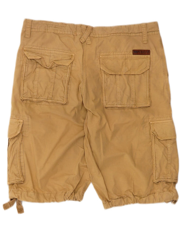 Pantalones cortos cargo para hombre de Noruega medianos W34 Beige