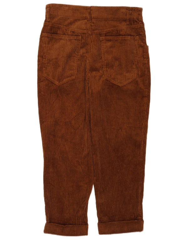 Zara Mujer Pantalón Corto De Pana Mediano W28 L24 Marrón