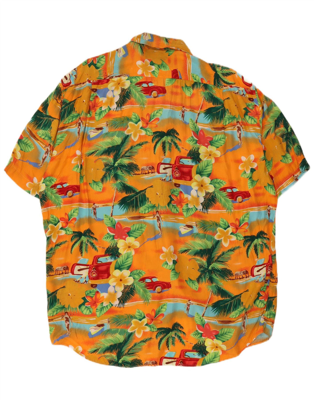 PETER ELLIOT Camisa de manga corta para hombre grande multicolor floral hawaiano