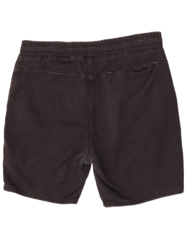 Zara Hombre Pantalones Cortos Casuales Grande W34 Negro