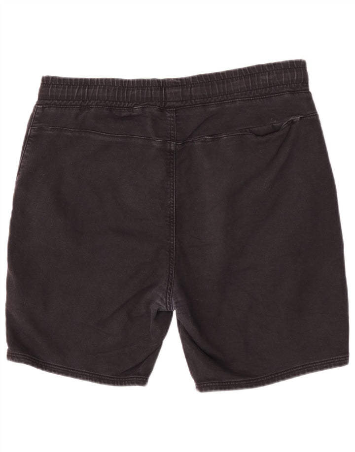 Zara Hombre Pantalones Cortos Casuales Grande W34 Negro