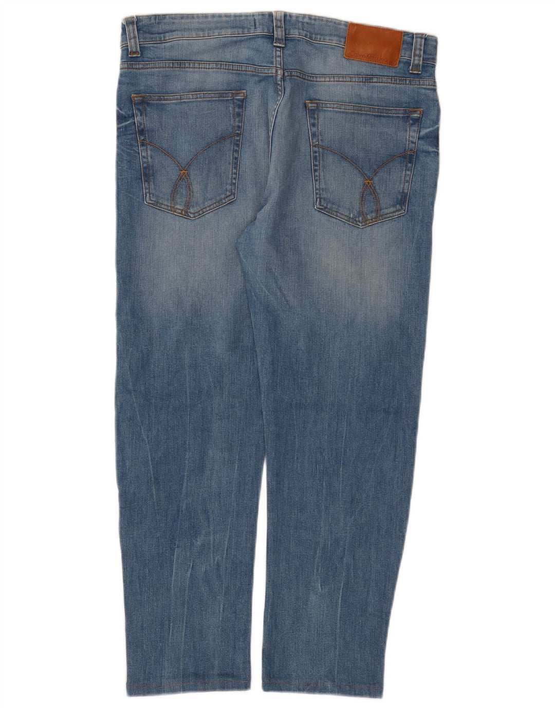 CALVIN KLEIN Vaqueros ajustados para hombre W32 L26 Algodón azul
