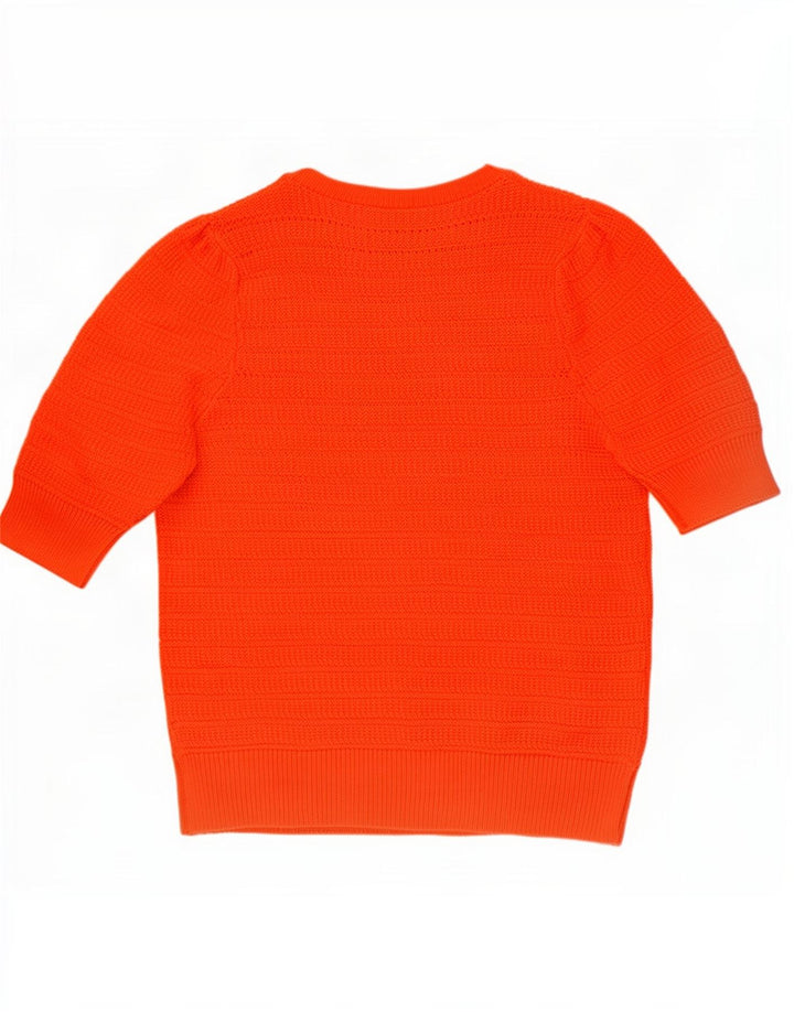 Marks & Spencer - Jersey de cuello redondo para mujer, talla 40, color naranja mediano