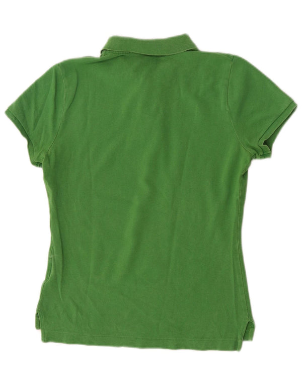 Ralph Lauren Polo ajustado para mujer Reino Unido 12 Algodón verde medio