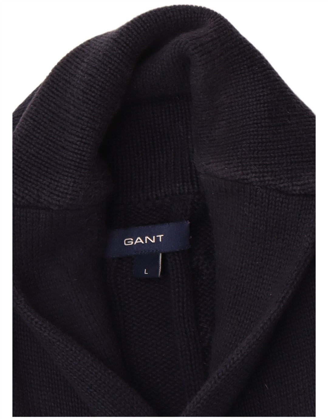 Gant - Cárdigan para hombre, talla grande, algodón azul marino