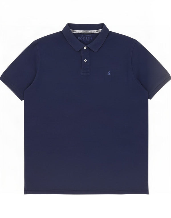 Joules Polo de corte clásico para hombre 2XL Algodón azul marino