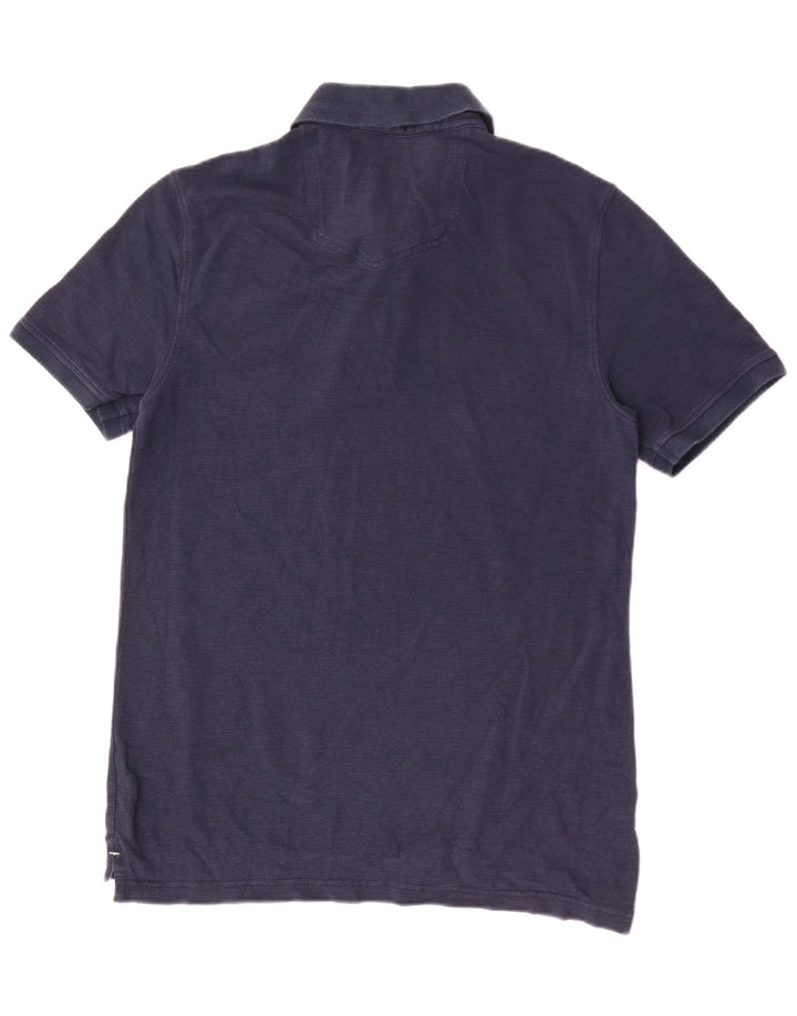 Polo de hombre Fat Face de algodón azul marino mediano