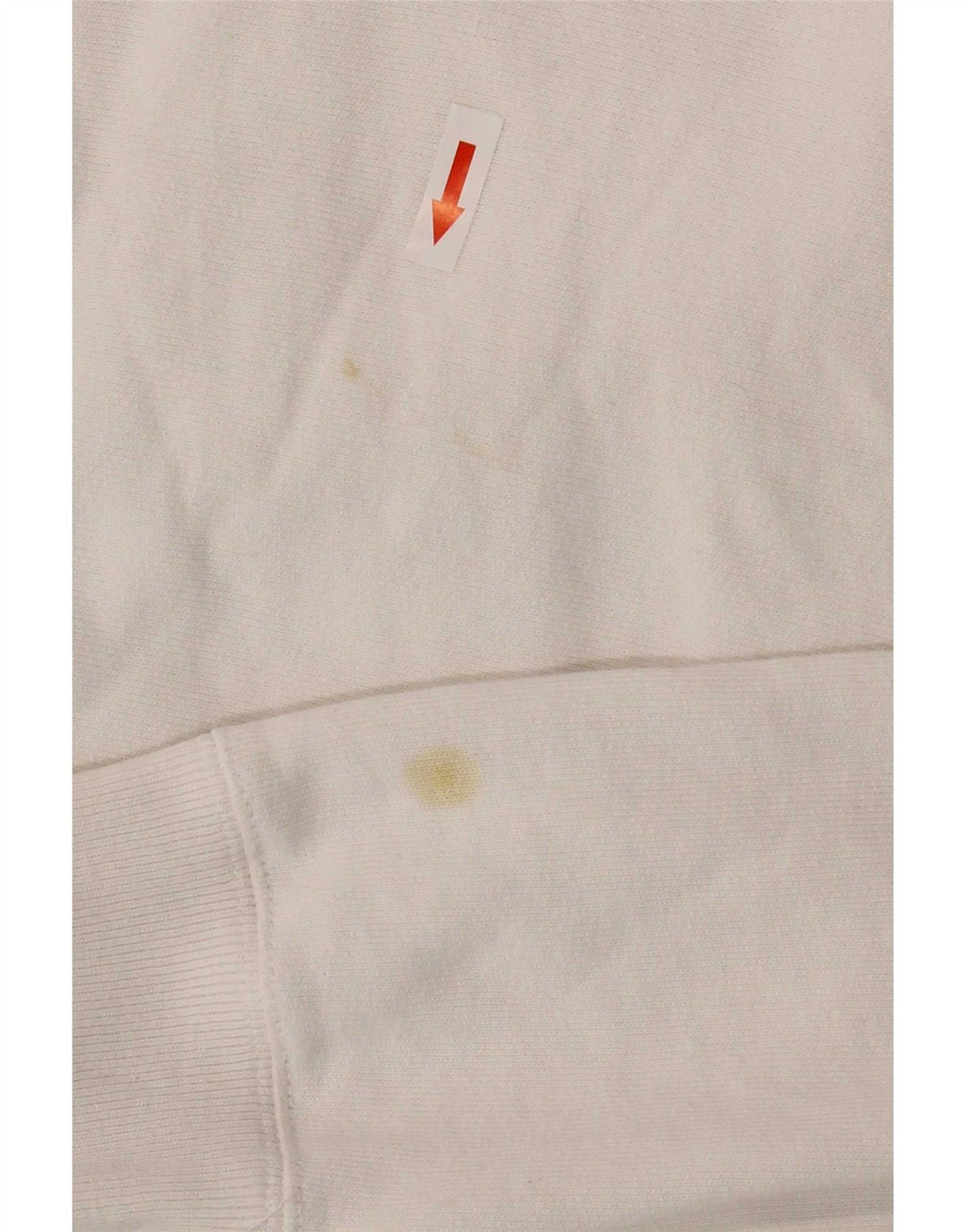 Champion Sudadera Corta De Tejido Inverso para Mujer UK 14 Medium White