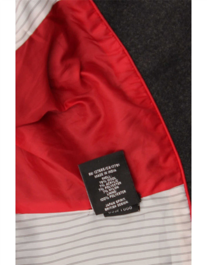 Superdry Chaqueta tipo blazer con capucha y 2 botones para niña 11-12 años Lana gris medio
