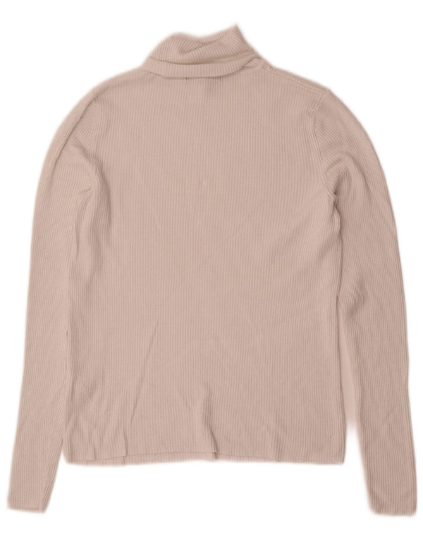 Marks & Spencer Blusa para Mujer Top UK 12 Medium Off White Viscosa