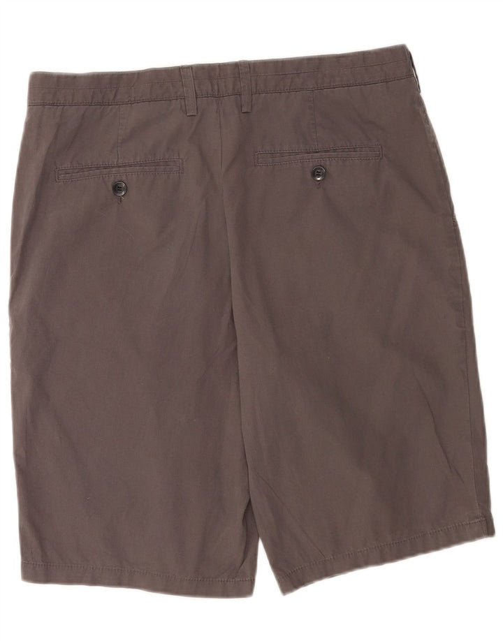Marks & Spencer Pantalones cortos chinos para hombre W34 Algodón gris grande
