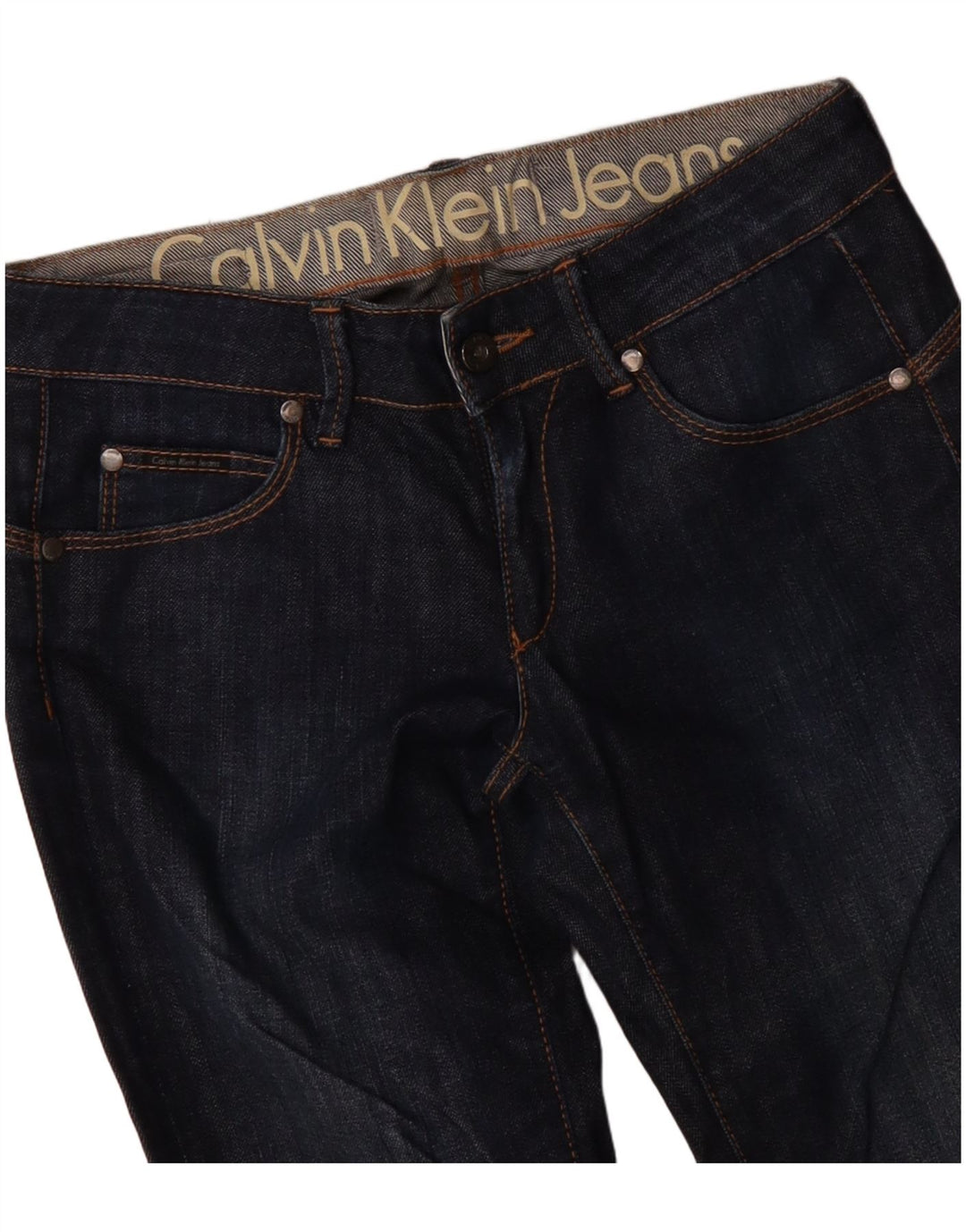 Vaqueros ajustados para mujer Calvin Klein W30 L33 Azul marino