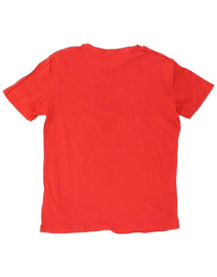 Puma - Camiseta gráfica para hombre, parte superior de algodón rojo mediano