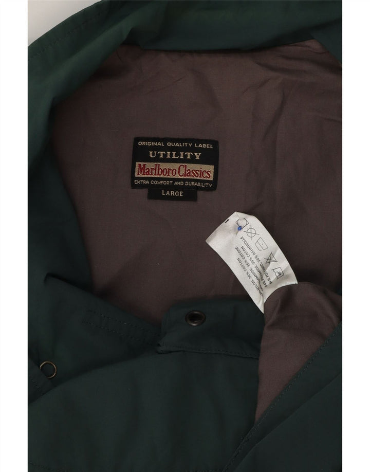 Marlboro Classics Chaleco utilitario para hombre Reino Unido 40 Poliéster verde grande