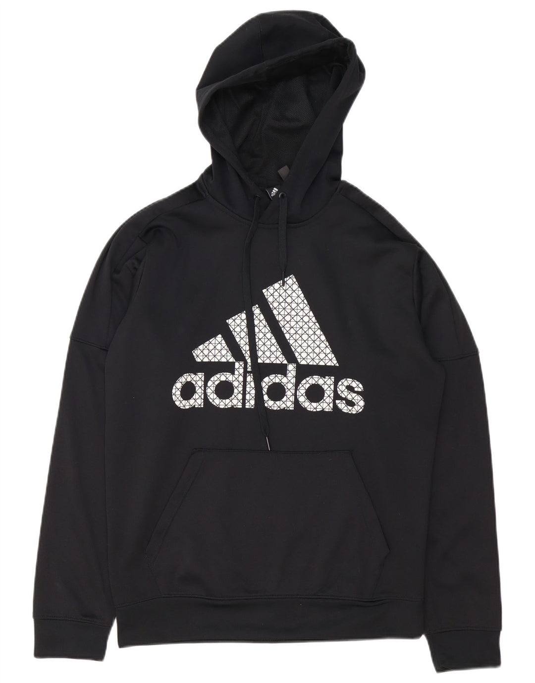 ADIDAS Hombre Climawarm Graphic Sudadera con capucha Jersey Mediano Negro Poliéster