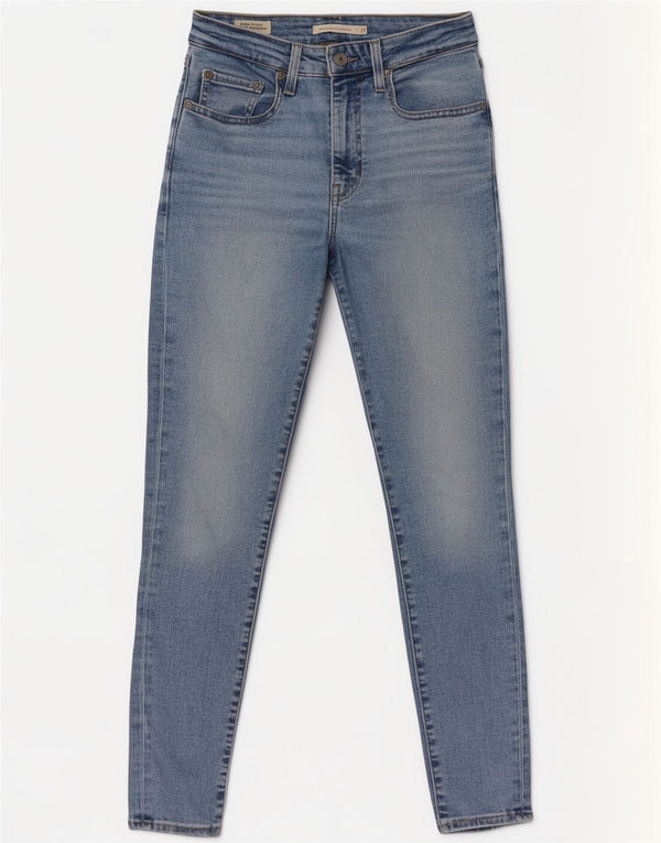 Levi's Vaqueros pitillo de talle alto 721 para mujer W27 L28 Azul