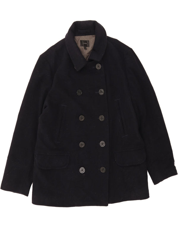 J. CREW Chaquetón para hombre UK 42 XL Lana azul marino