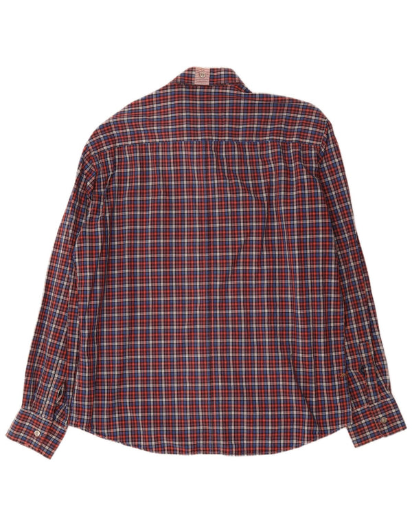 Camisa Marlboro Classics Hombre 2XL Algodón A Cuadros Multicolor