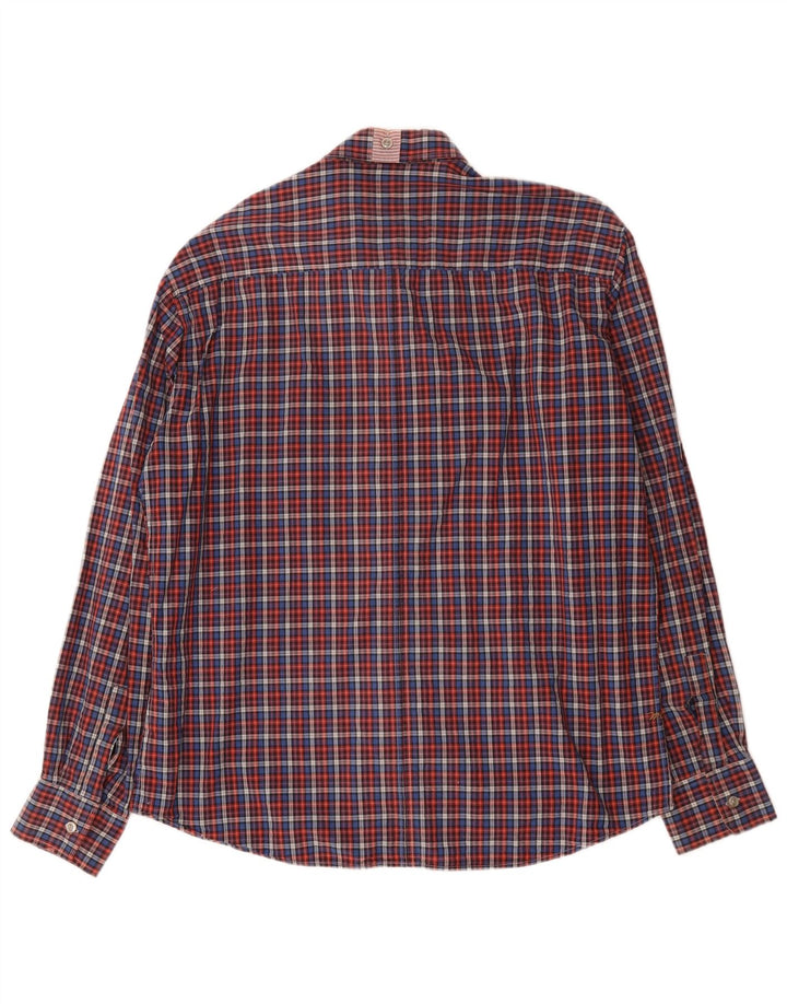Camisa Marlboro Classics Hombre 2XL Algodón A Cuadros Multicolor