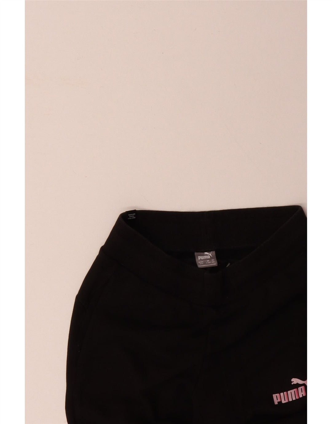 PUMA Pantalones de chándal para niña Joggers 11-12 años Negro Algodón